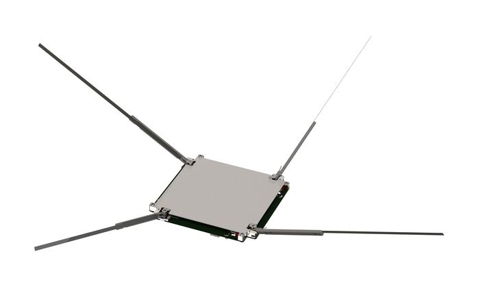 CHORUS01 CP - CubeSat Deployable Antenna with Circular Polarization image