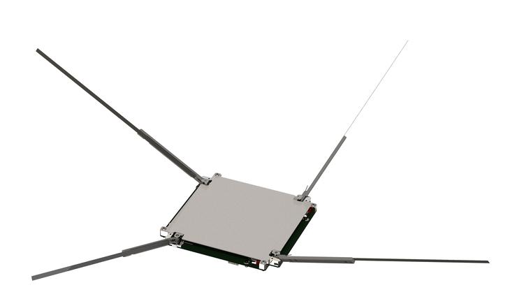 CHORUS01 LP - CubeSat Deployable Antenna with Dual Dipole Linear Polarization image